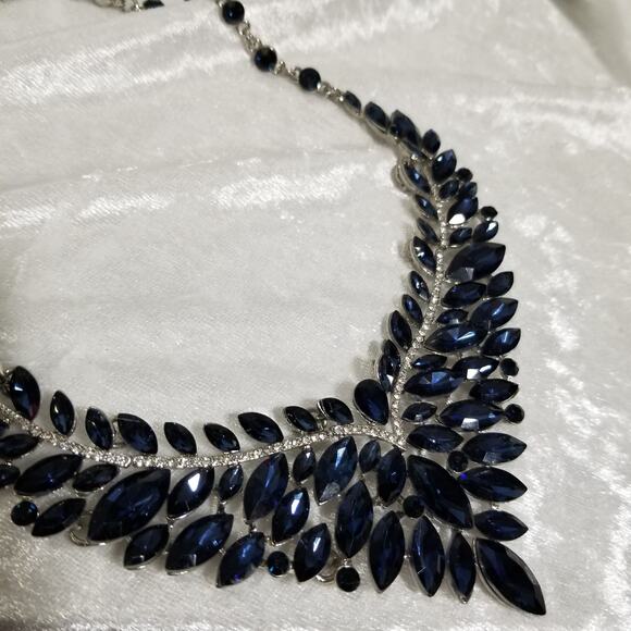 Rare blue marquise bib statement 14" 2" ex.  1.1936 - Picture 14 of 16